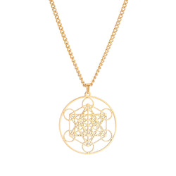 Archangel Metatron's Cube Necklace