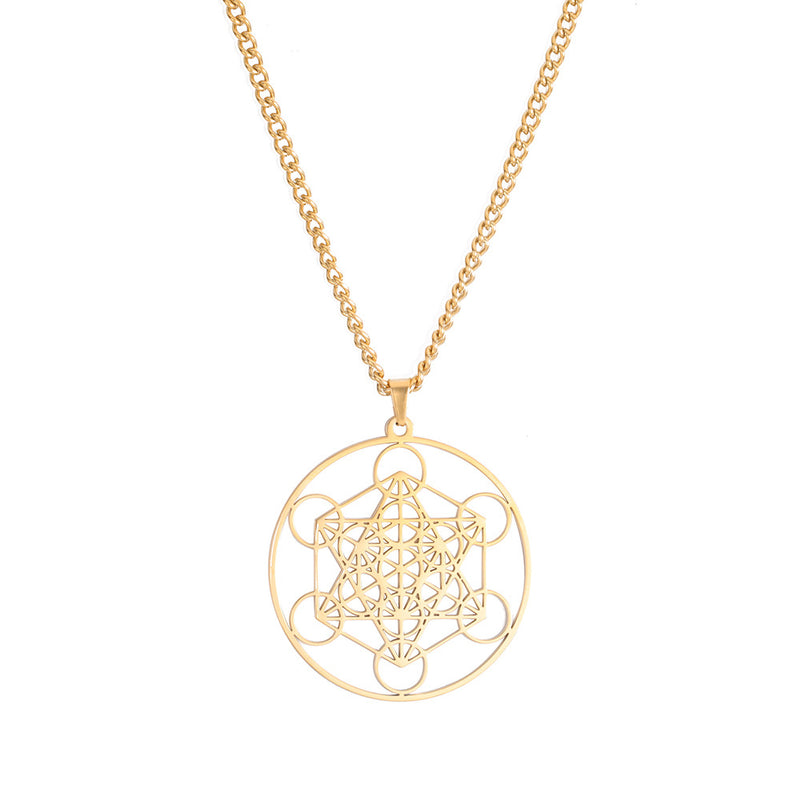 Archangel Metatron's Cube Necklace