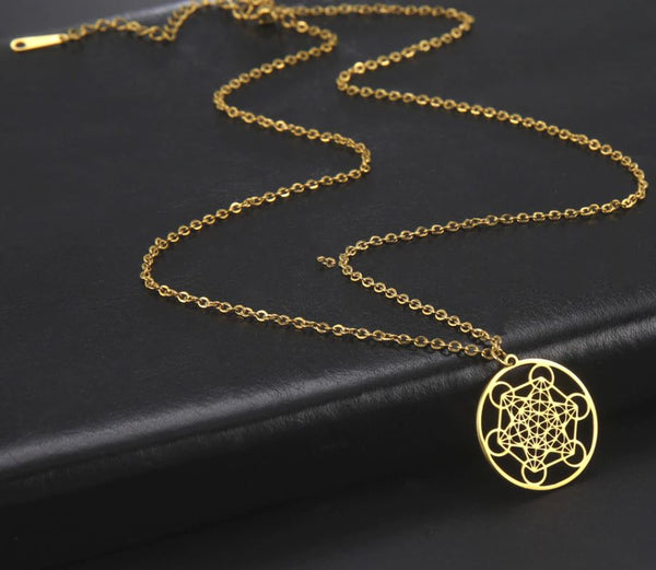 Archangel Metatron's Cube Necklace