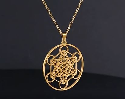 Archangel Metatron's Cube Necklace