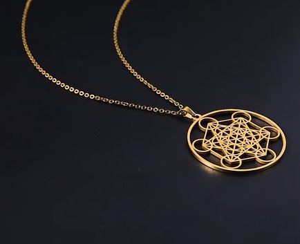 Archangel Metatron's Cube Necklace